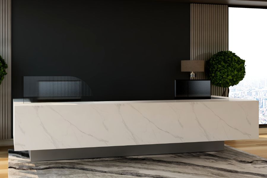 You’ll discover top-quality commercial reception desks from us at Low Country Granite that’ll boost your business image.